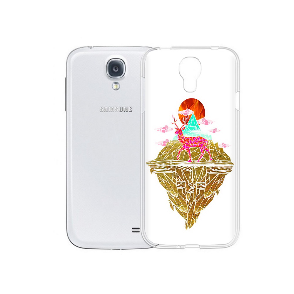 

Чехол MyPads Tocco для Samsung Galaxy S4 розовый олень абстракция (PT41285.571.586), Прозрачный, Tocco