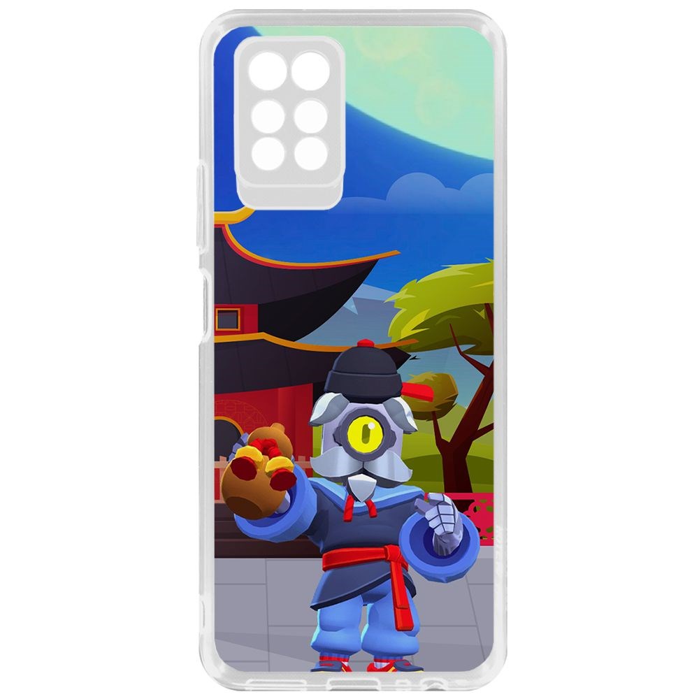 

Чехол-накладка Brawl Stars-Великий Мастер Барли для Infinix Note 10 Pro, Прозрачный