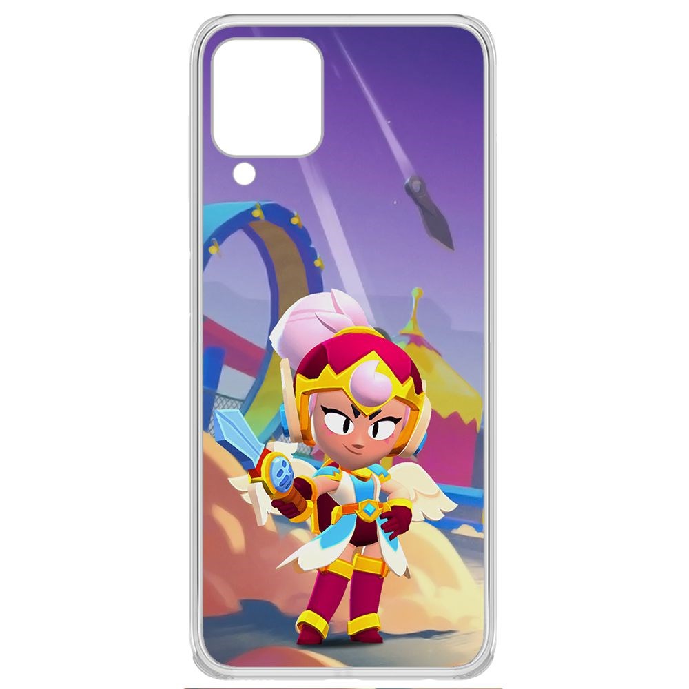 

Чехол-накладка Brawl Stars-Валькирия Джанет для Samsung Galaxy M22 (M225), Прозрачный