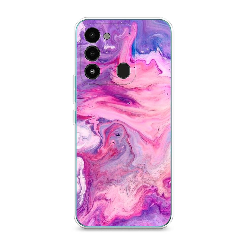 

Чехол на Tecno Spark Go 2022 "Нежно-розовая абстракция", Розовый, 301350-3