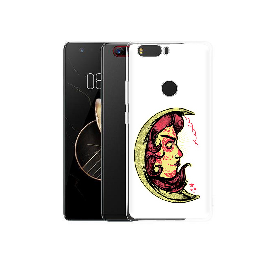 

Чехол MyPads Tocco для ZTE Nubia Z17 желтый полумесяц с лицом девушки (PT75244.452.346), Прозрачный, Tocco