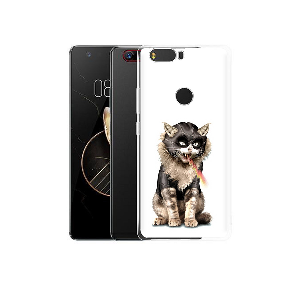 

Чехол MyPads Tocco для ZTE Nubia Z17 дьяволский кот (PT75244.452.341), Прозрачный, Tocco