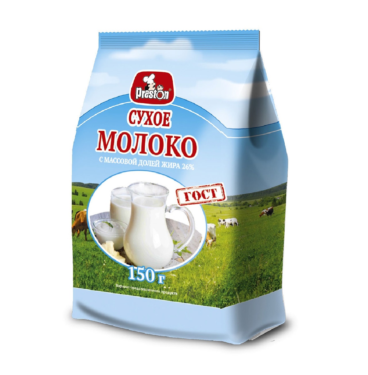 

Молоко цельное сухое Preston, 150 г