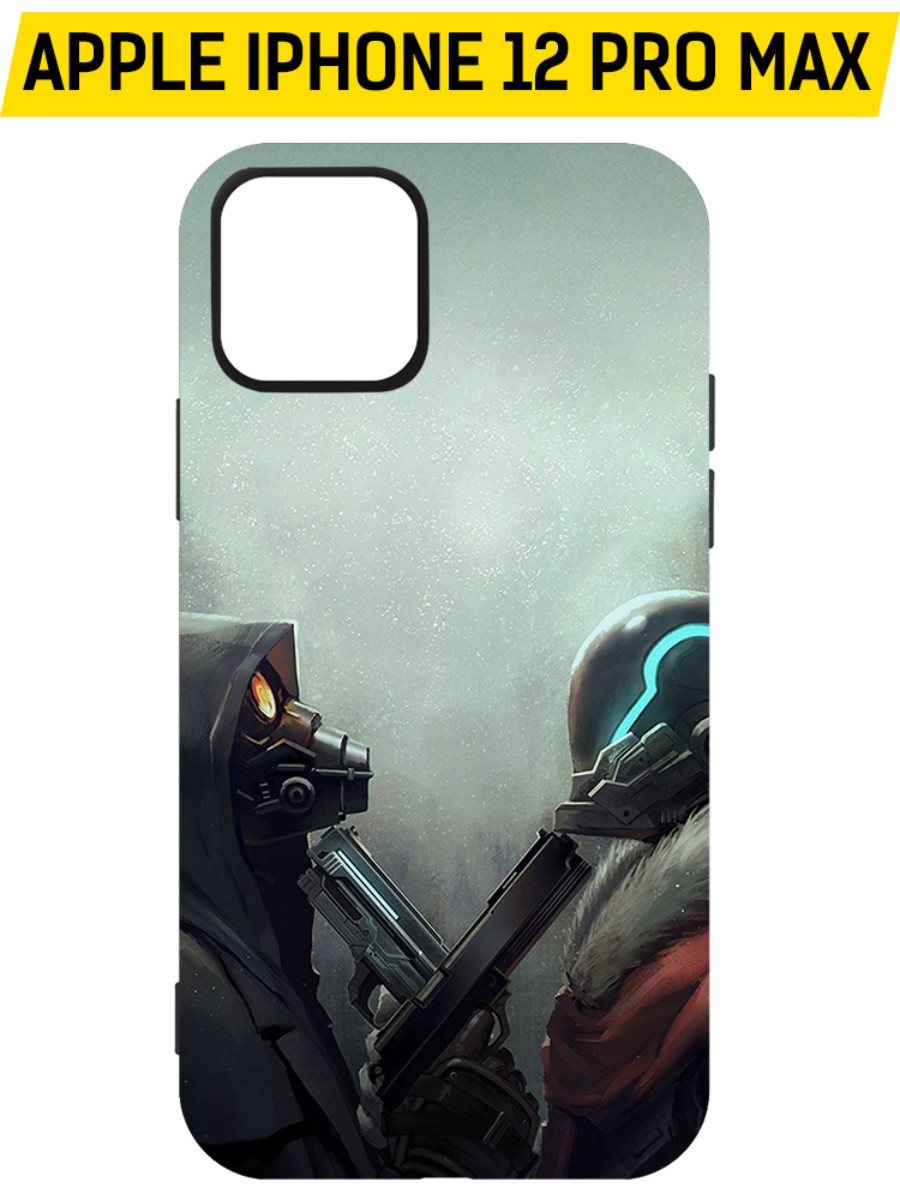 

Чехол-накладка Софт Cтандофф 2 (Standoff 2) - Противостояние для iPhone 12 Pro Max, Черный