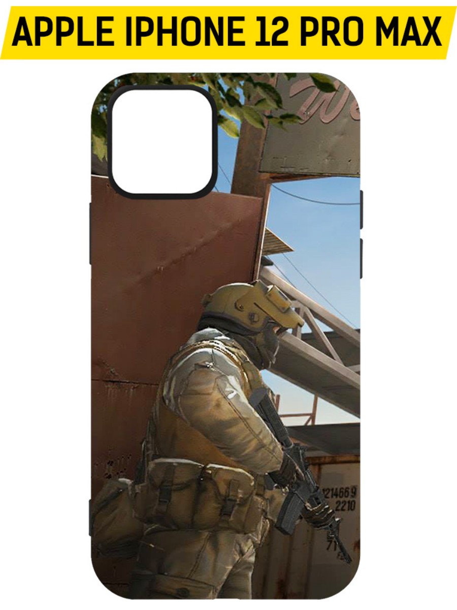 

Чехол-накладка Софт Cтандофф 2 (Standoff 2) - Rust для iPhone 12 Pro Max, Черный