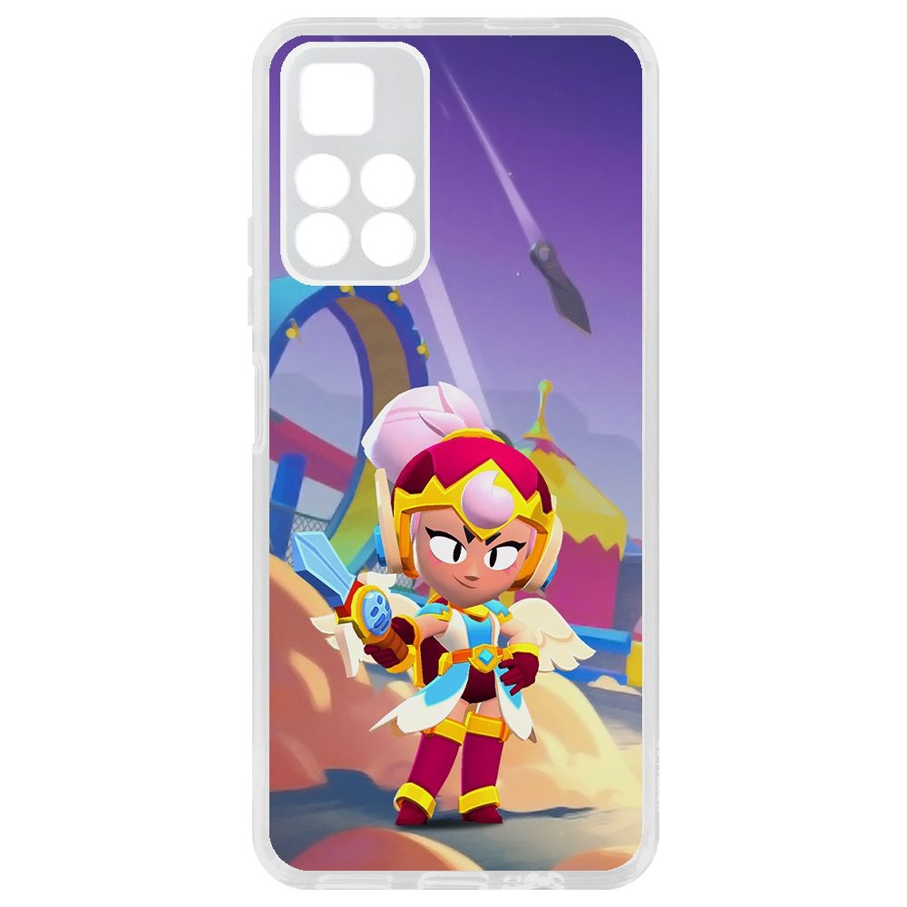

Чехол-накладка Brawl Stars-Валькирия Джанет для Xiaomi Redmi Note 11T 5G, Прозрачный