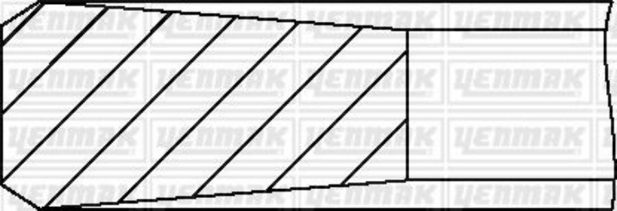 

Кольца поршневые ком-т T 3,0x1,95x2,5