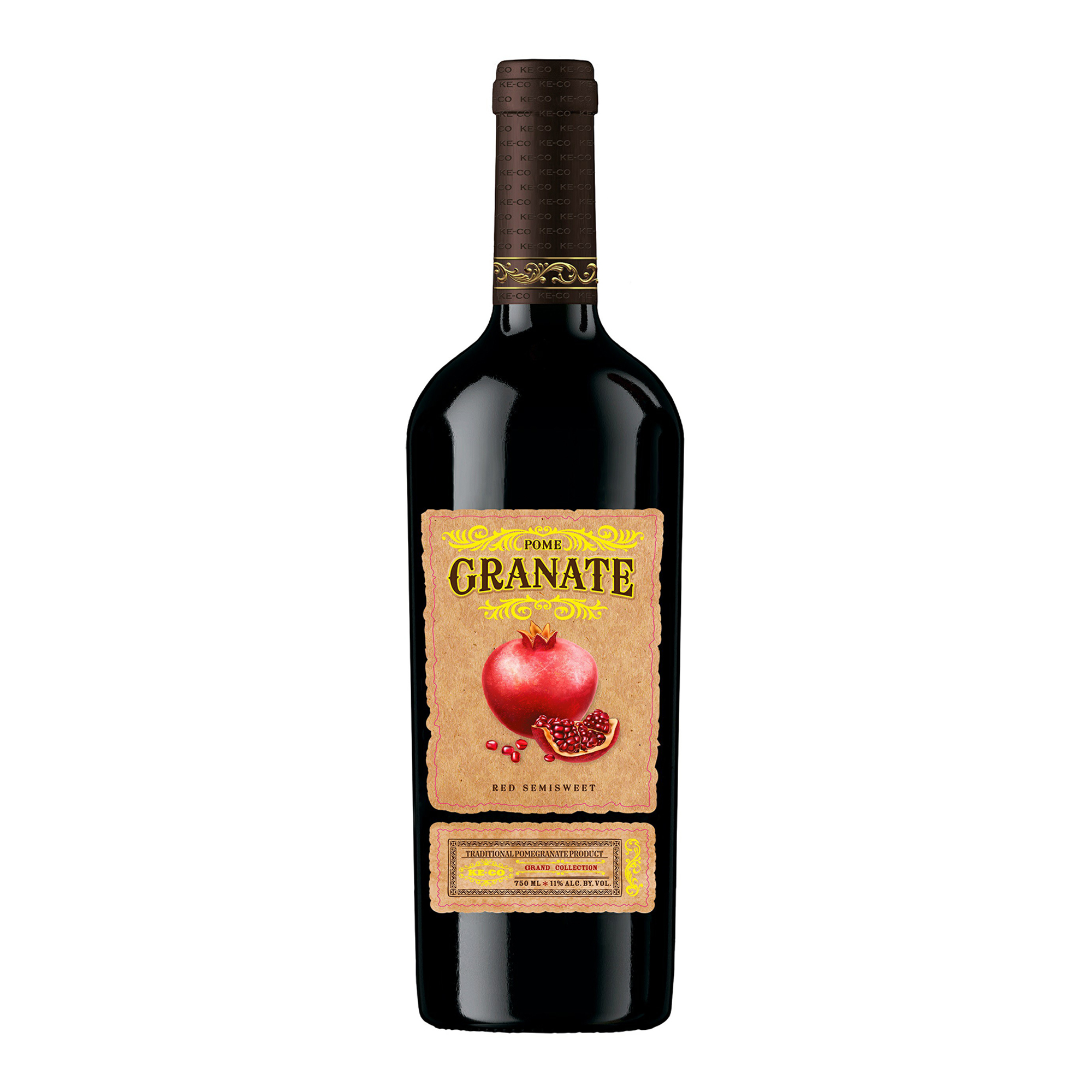 

Винный напиток Ке-Со Pomegranate красный полусладкий 11% 0,75 л Россия