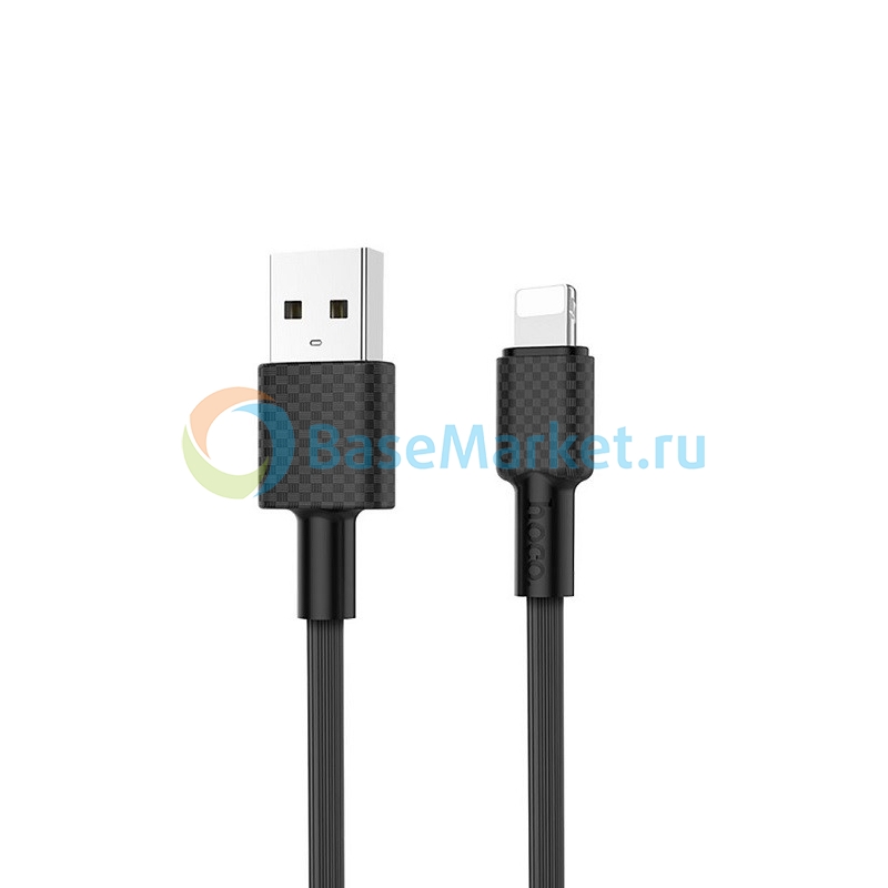 фото Дата-кабель usb basemarket для apple iphone 6s (hoco x29 superior) (черный)