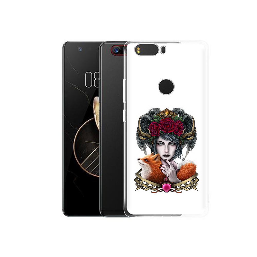 

Чехол MyPads Tocco для ZTE Nubia Z17 девушка с лисой (PT75244.452.314), Прозрачный, Tocco