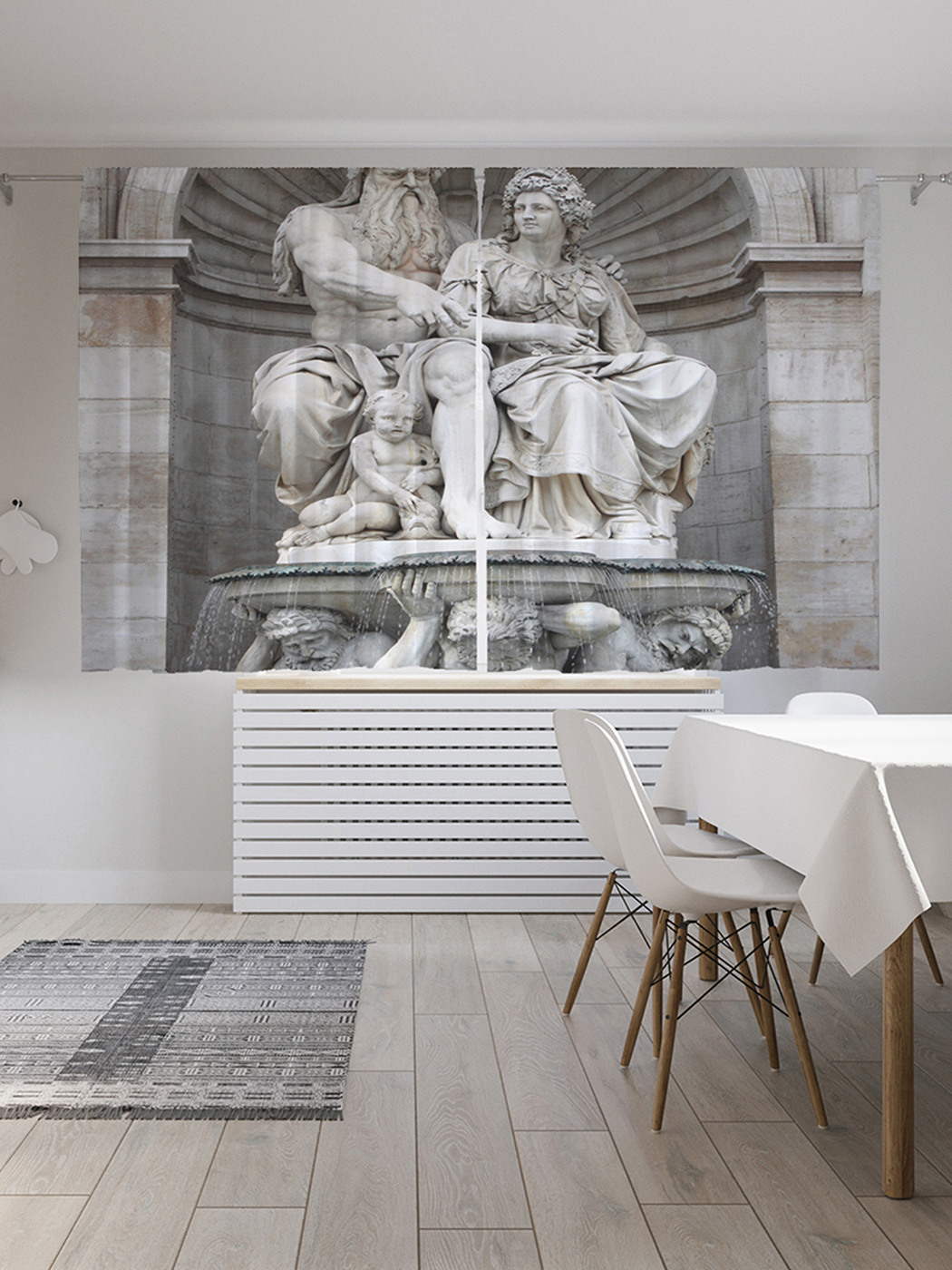 

Шторы с фотопечатью JoyArty "Фонтан Альбрехтсбрюннен" из сатена, 290х180 см