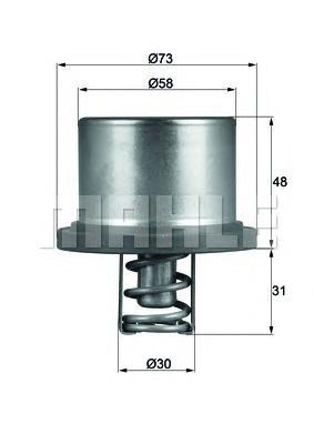 Термостат Mahle/Knecht THD289