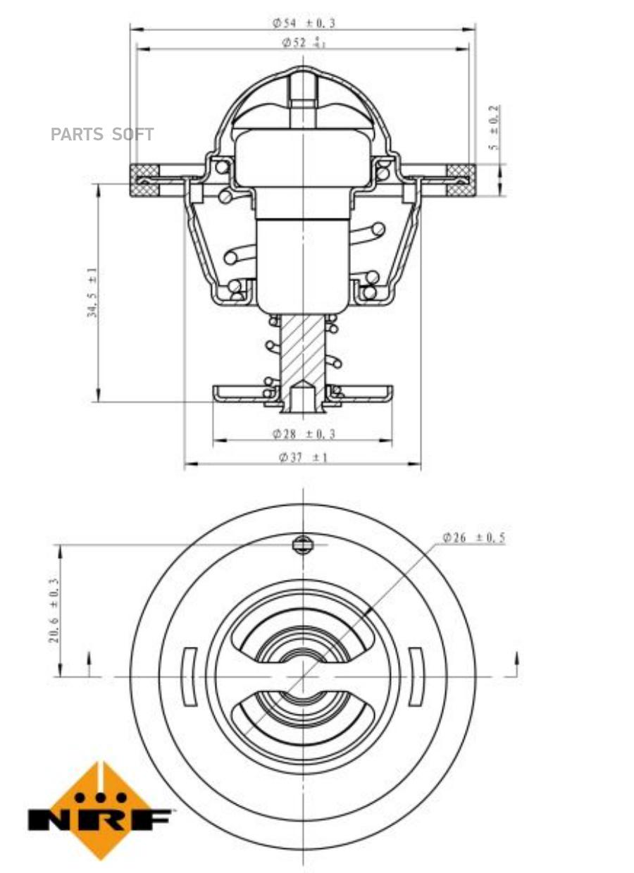 

Термостат FORD Transit 06-