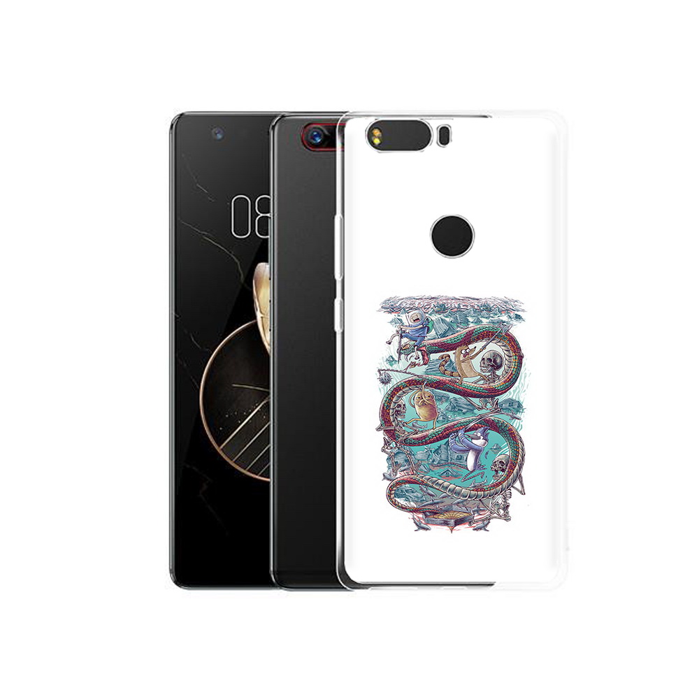 Чехол MyPads Tocco для ZTE Nubia Z17 время приключений страшилка (PT75244.452.280)