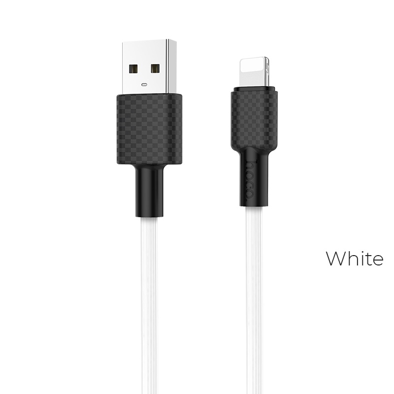 

Дата-кабель USB для Apple IPhone 5 (Hoco X29 Superior) (белый)