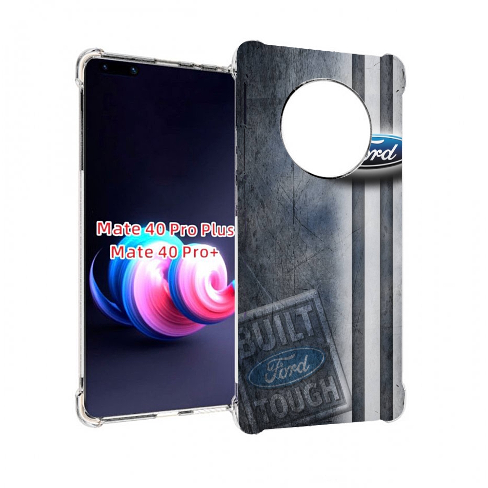 

Чехол MyPads ford 2 для Huawei Mate 40 Pro+ Plus, Прозрачный, Tocco