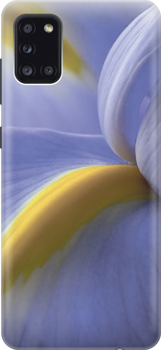 

Силиконовый чехол на Samsung Galaxy A31 "Синяя калла", Желтый;фиолетовый, 4621