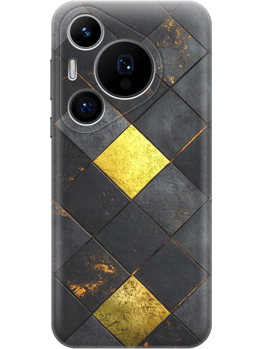 

Силиконовый чехол на Huawei Pura 70 Pro / 70 Pro+ с принтом прозрачный 834046, Прозрачный;золотистый;черный, 782625232