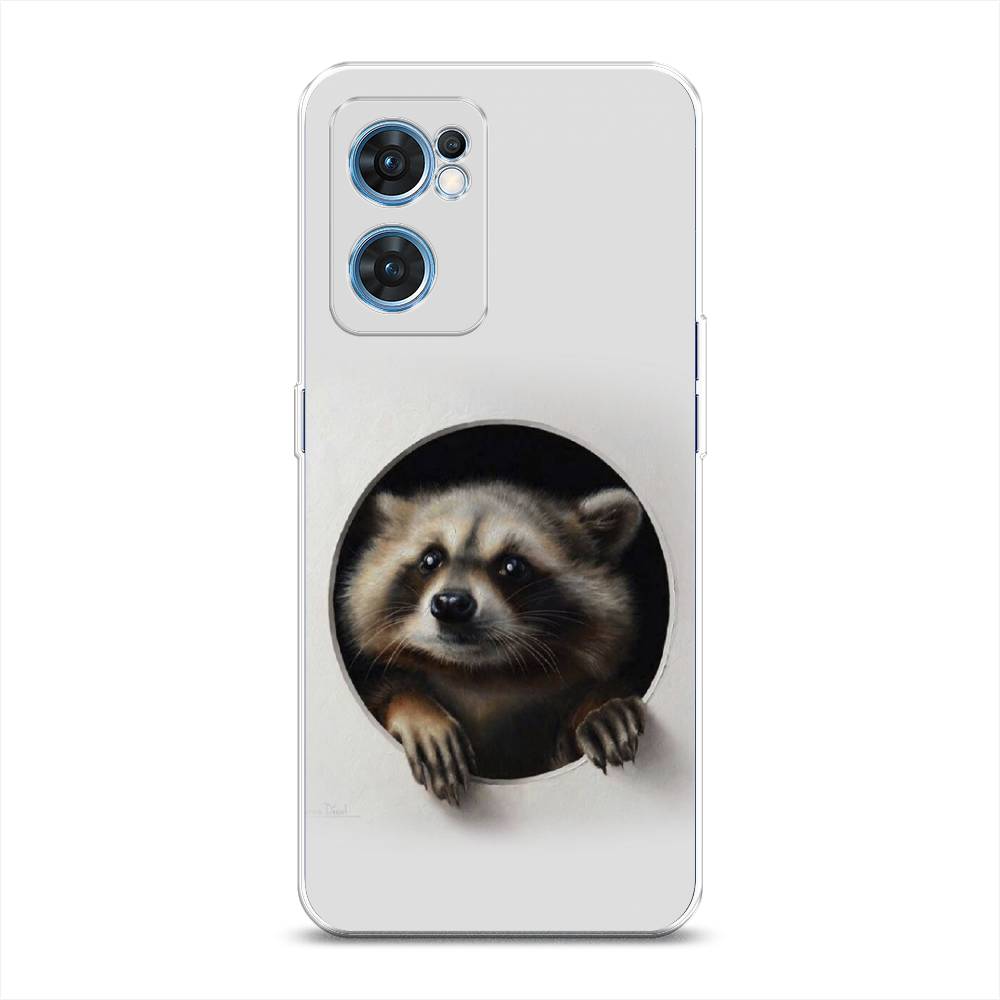 

Чехол Awog на Oppo Find X5 Lite "Любопытный енот", Разноцветный, 259850-1