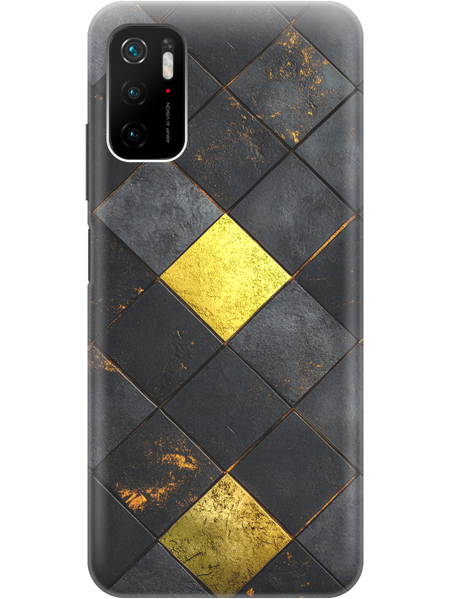 

Силиконовый чехол на Xiaomi Redmi Note 10T / Poco M3 Pro с принтом прозрачный 834035, Прозрачный;золотистый;черный, 730837132