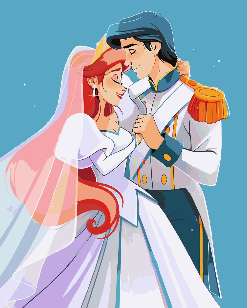 

Картина по номерам Красиво Красим Русалочка - Ариэль и Принц Эрик, 80 х 100 см, Русалочка - Ариэль и Принц Эрик