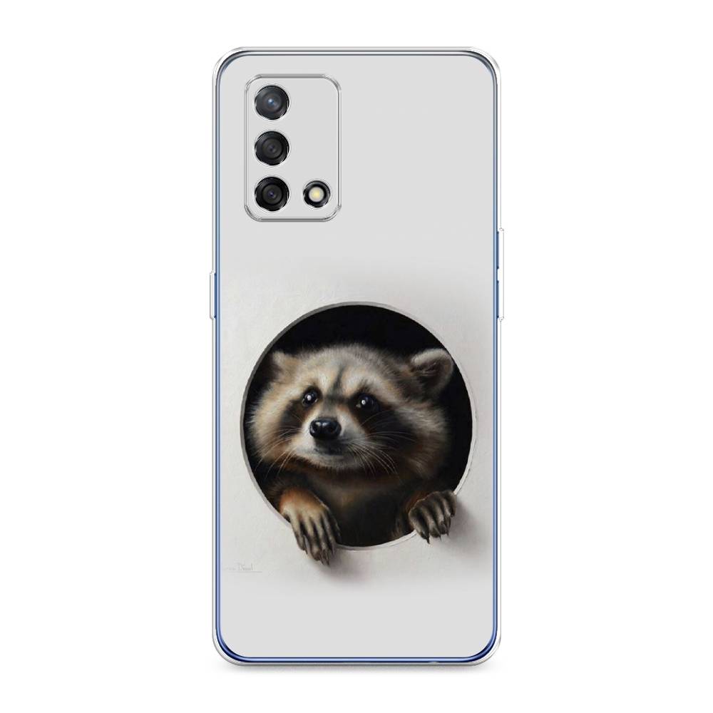 

Чехол Awog на OPPO A74 4G/F19 "Любопытный енот", Разноцветный, 256050-1