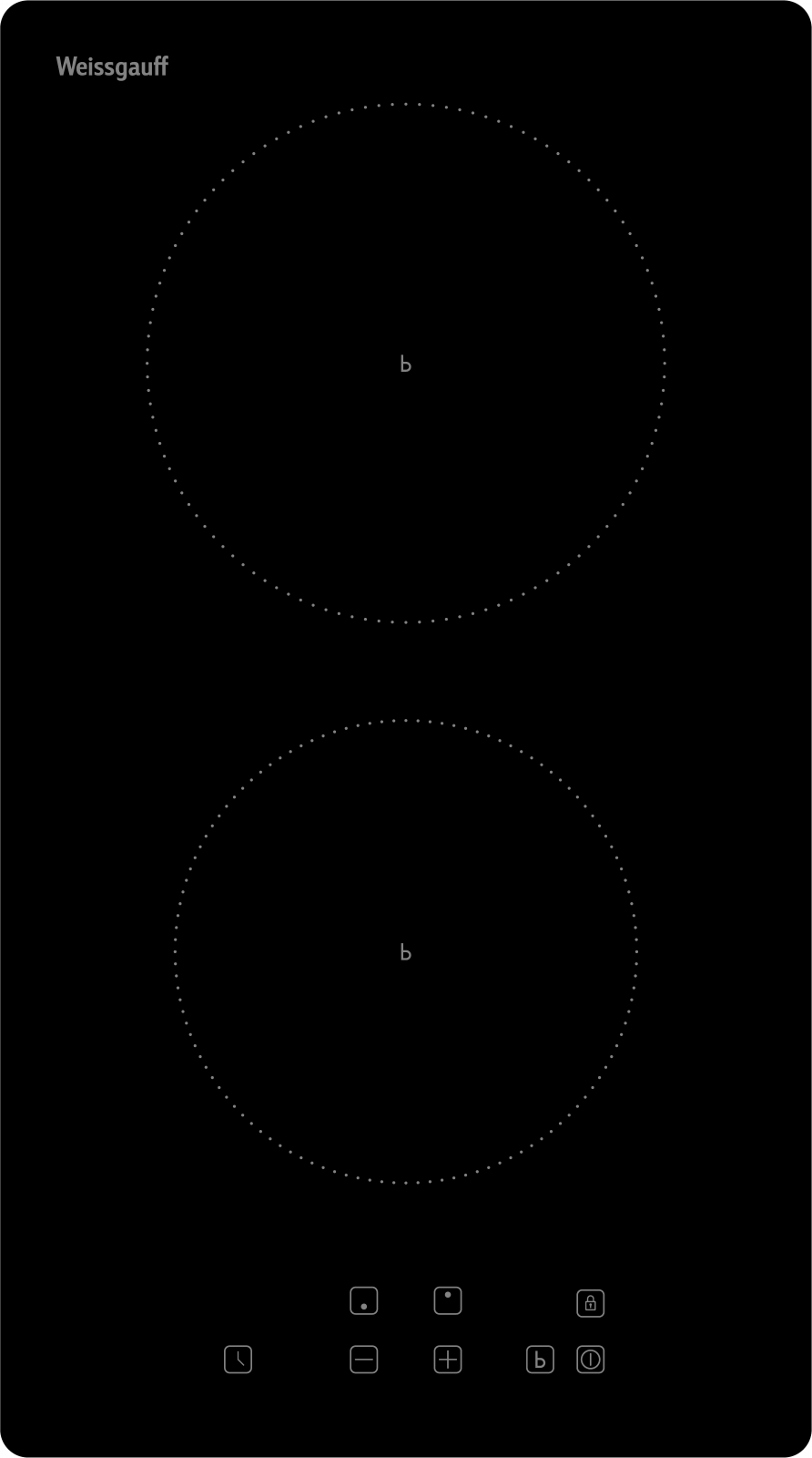 Встраиваемая варочная панель индукционная Weissgauff HI 32 BA черный
