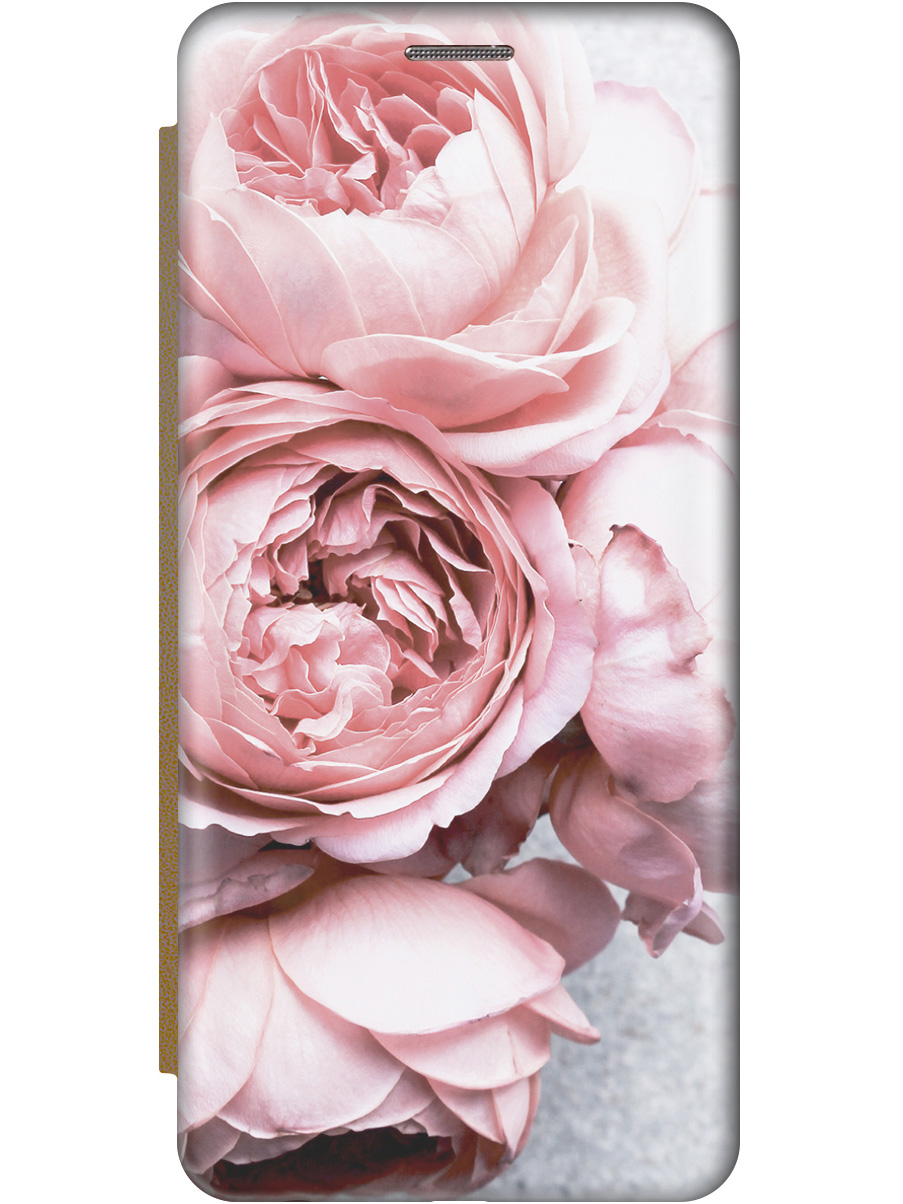 

Чехол-книжка на Samsung Galaxy Note 10 Lite с принтом "Нежность" золотой, Золотистый;белый;зеленый;розовый, 722694821