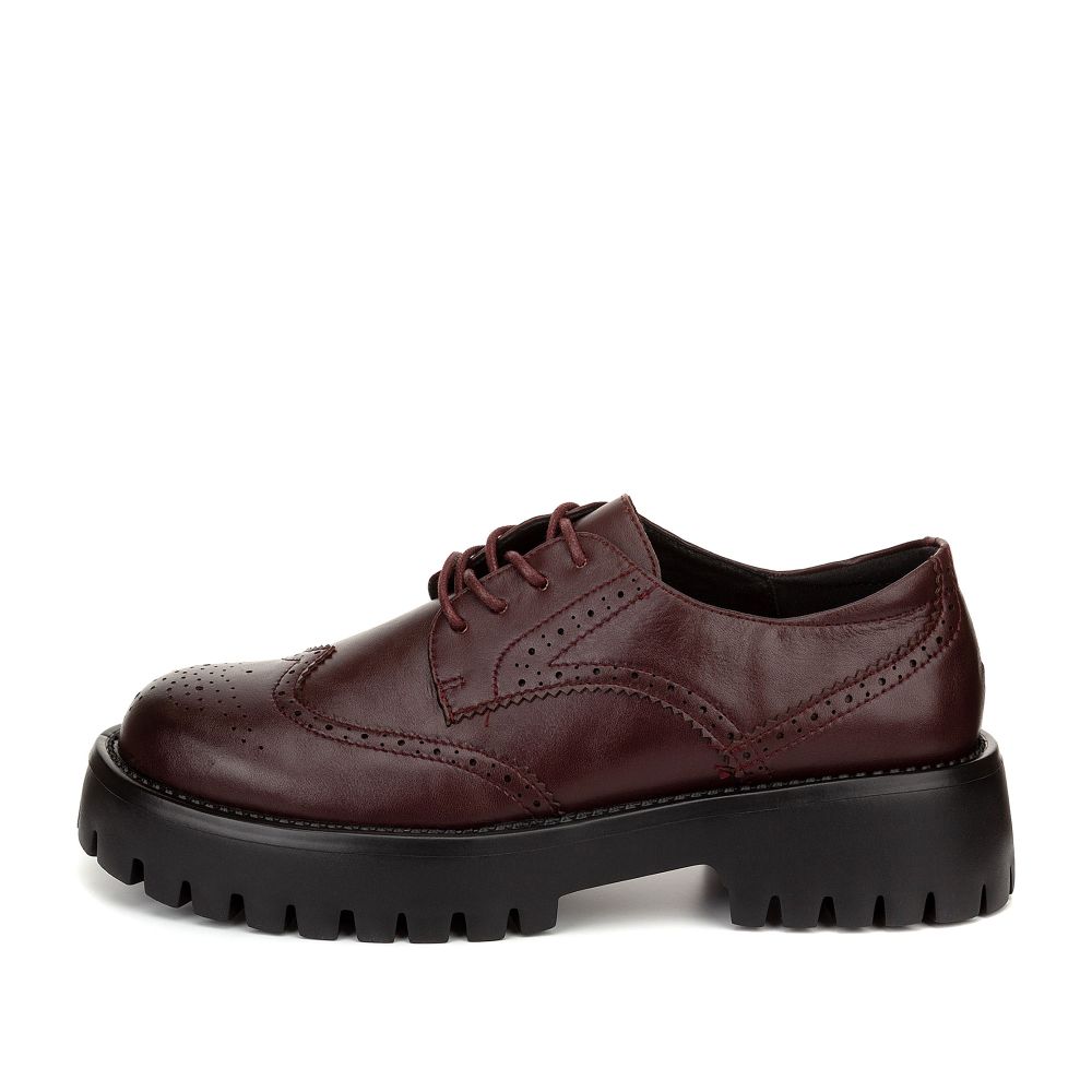 

Полуботинки женские ZENDEN 77-22WA-006VK бордовые 40 RU, Бордовый, 77-22WA-006VK