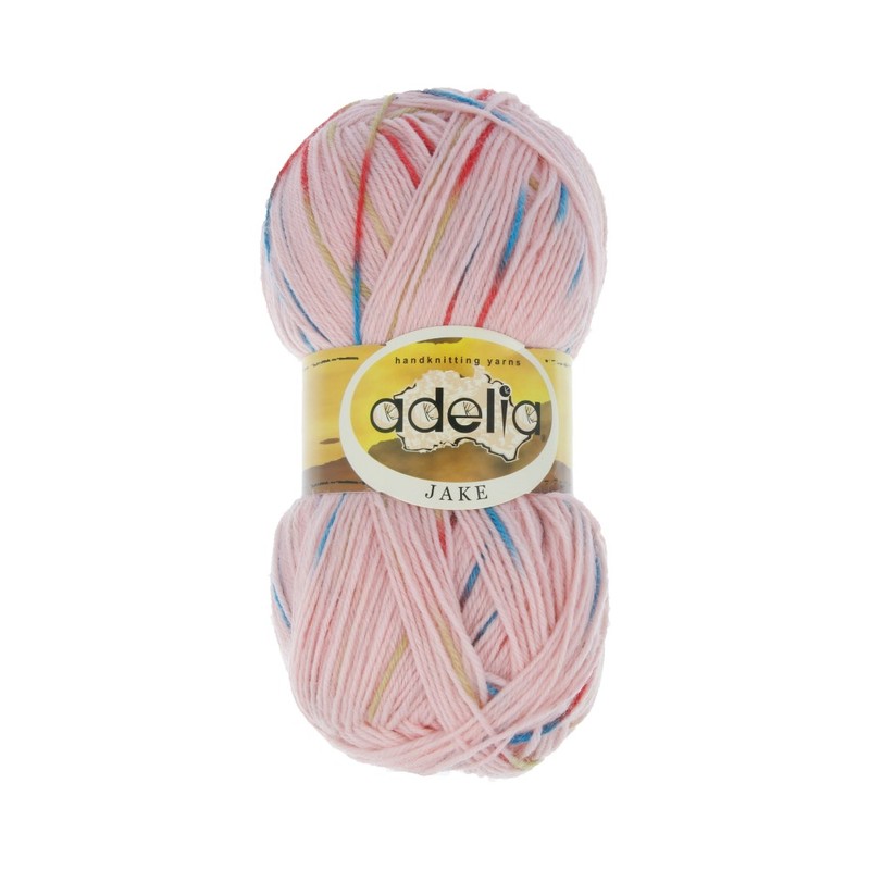 

Пряжа Adelia Jake, 75% шерсть, 25% нейлон, 5*100 г, 400 м+-15