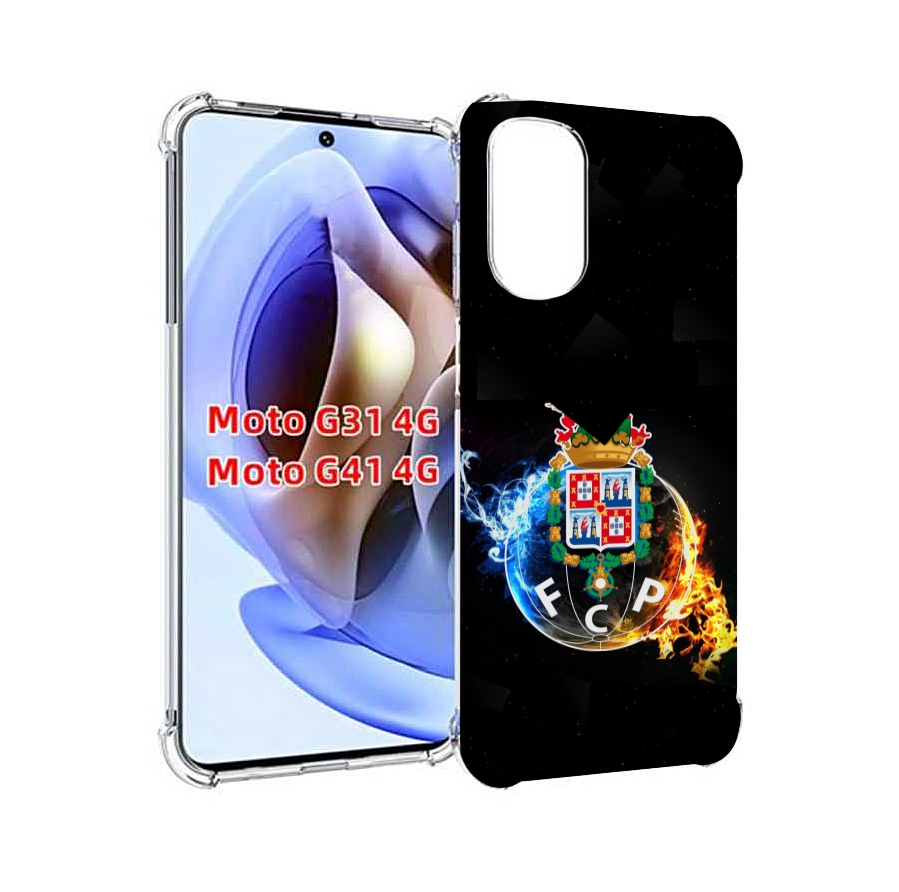 

Чехол MyPads фк порту для Motorola Moto G31 4G / G41 4G, Прозрачный, Tocco