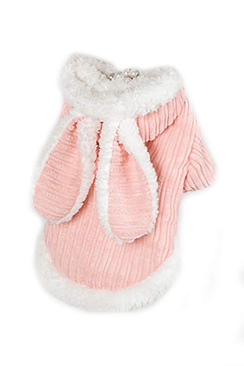 фото Теплая толстовка для собак розовая лакшери dg-jckt-007-p-2xl