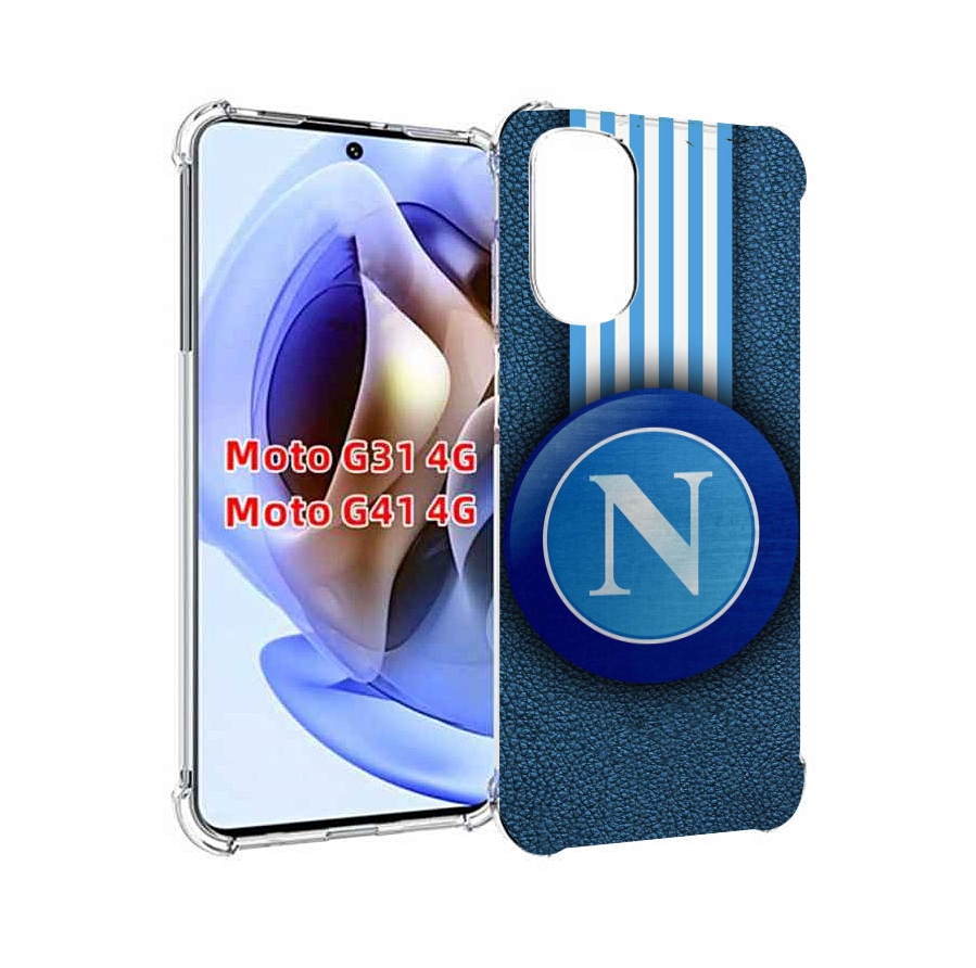

Чехол MyPads фк наполи мужской для Motorola Moto G31 4G / G41 4G, Прозрачный, Tocco