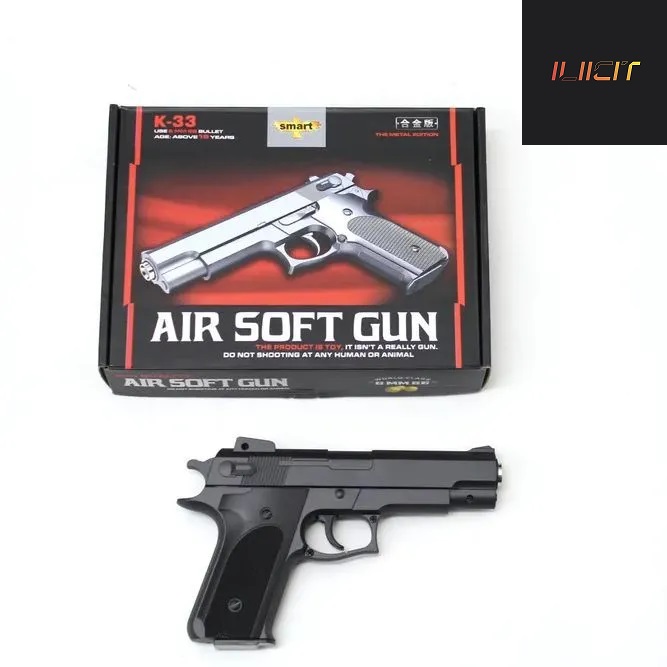 Игрушечный пистолет ILICIT металлический Air Soft gun