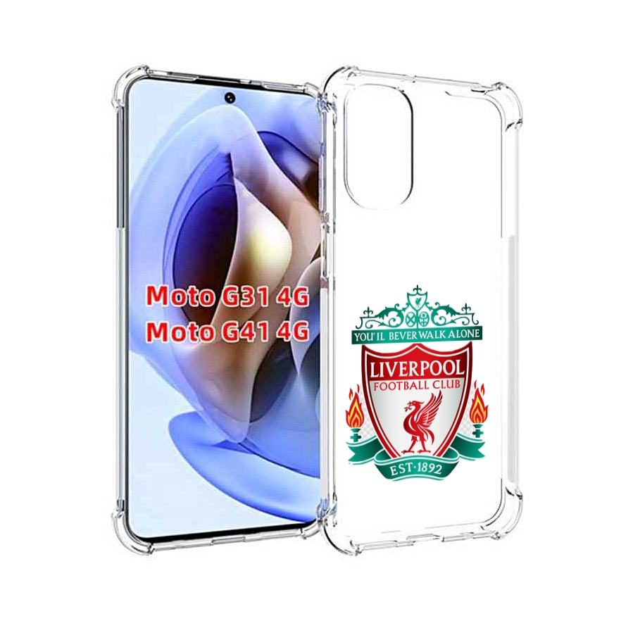 

Чехол MyPads фк ливерпуль мужской для Motorola Moto G31 4G / G41 4G, Прозрачный, Tocco