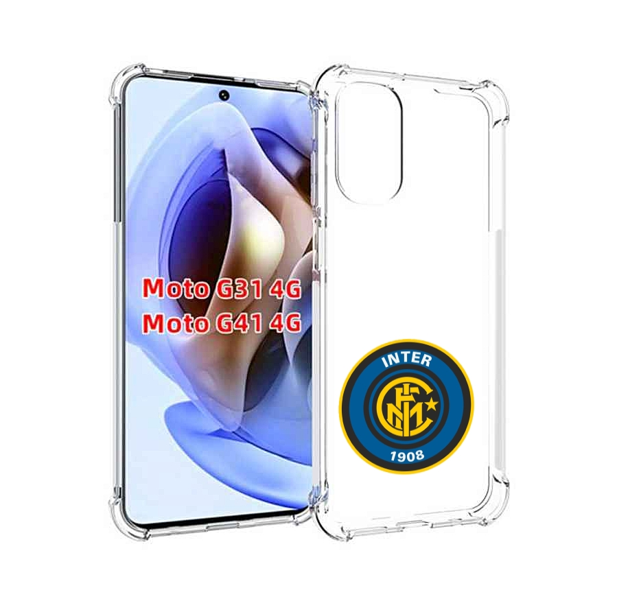 

Чехол MyPads фк интер мужской для Motorola Moto G31 4G / G41 4G, Прозрачный, Tocco