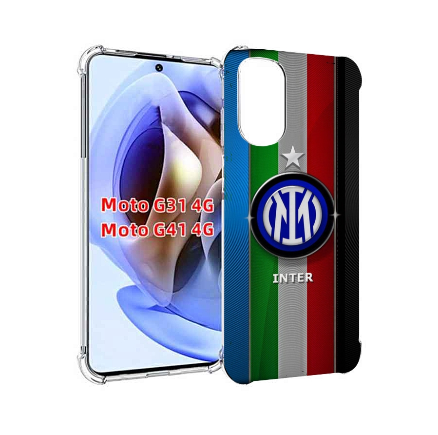 

Чехол MyPads фк интер милан для Motorola Moto G31 4G / G41 4G, Прозрачный, Tocco