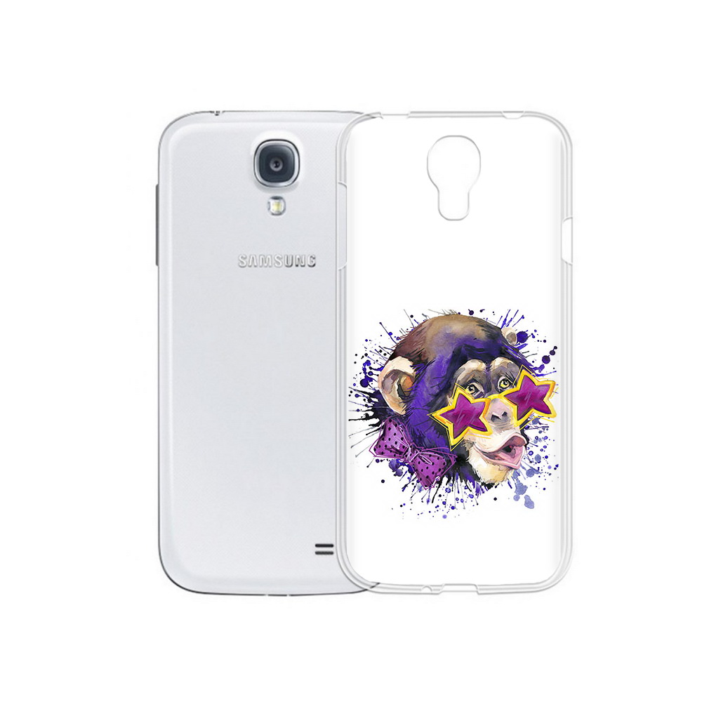 

Чехол MyPads Tocco для Samsung Galaxy S4 обезьяна в очках (PT41285.571.524), Прозрачный, Tocco