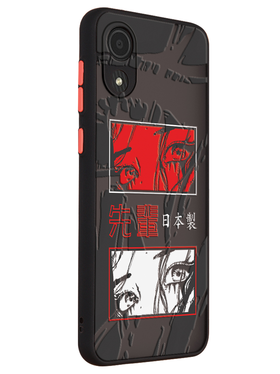 Чехол Mcover для Galaxy A03 Core, с защитой камеры, Глаза, аниме