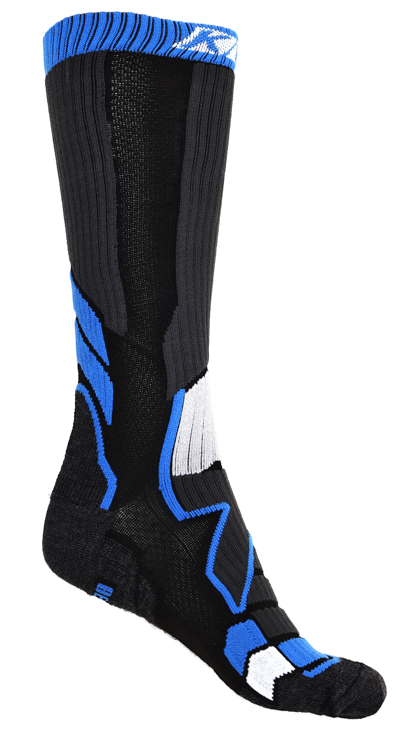 Носки лыжные KV+ Socks Nordic Step long black-grey, 6U21.1 43-46