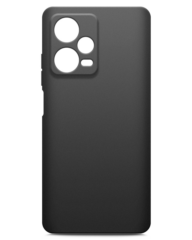 

Чехол Brozo на Redmi Note 12 Pro+ силиконовый черный(матовый), Redmi Note 12 Pro+
