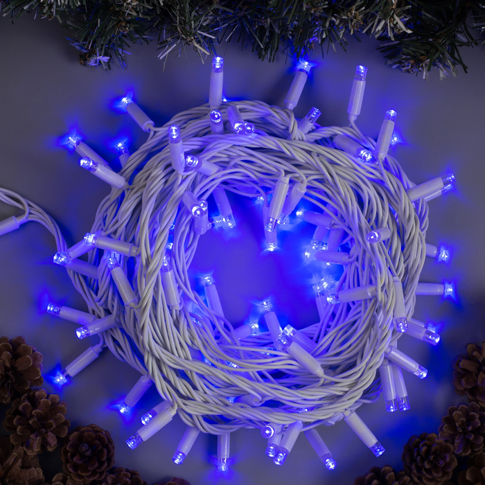фото Световая гирлянда новогодняя luazon lighting нить 3584098 10 м синий