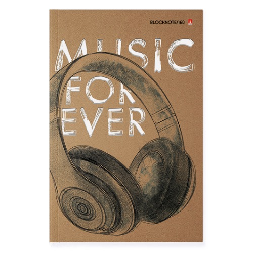 фото Блокнот-престиж а5. 160 л. music forever альт