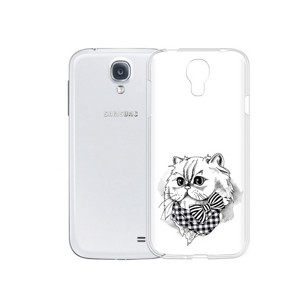 

Чехол MyPads Tocco для Samsung Galaxy S4 нарисованная красивая кошечка (PT41285.571.503), Прозрачный, Tocco