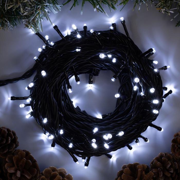 

Световая гирлянда новогодняя Luazon Lighting Нить 187241 10 м белый холодный, Нить