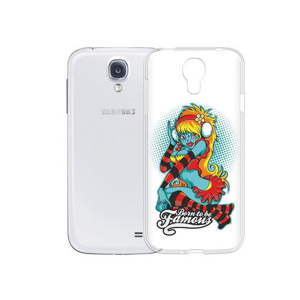

Чехол MyPads Tocco для Samsung Galaxy S4 нарисованная девушка в наушниках, Прозрачный, Tocco