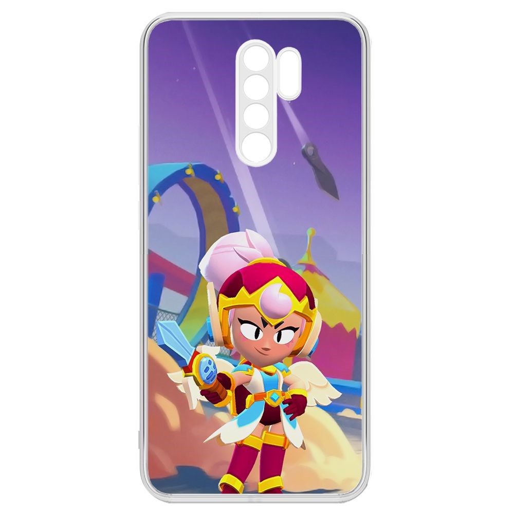 

Чехол-накладка Brawl Stars-Валькирия Джанет для Xiaomi Redmi 9, Прозрачный