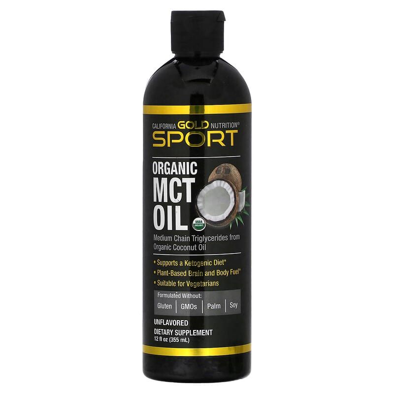 

Органическое масло МСТ California Gold Nutrition Organic MCT Oil 355 мл