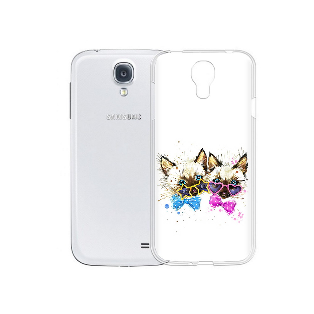 

Чехол MyPads Tocco для Samsung Galaxy S4 милые котята (PT41285.571.474), Прозрачный, Tocco