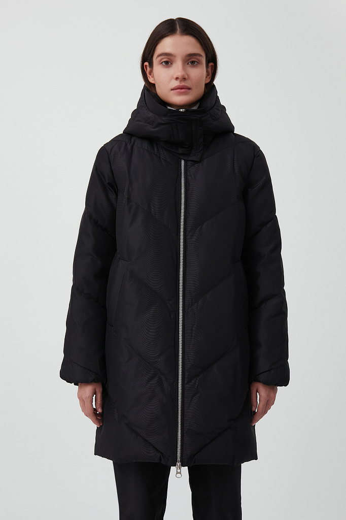 Куртка женская Finn Flare FAB11013 черная 2XL
